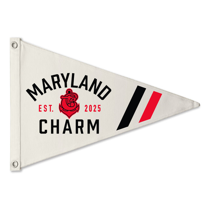 Maryland Charm Retro Canvas Pennant