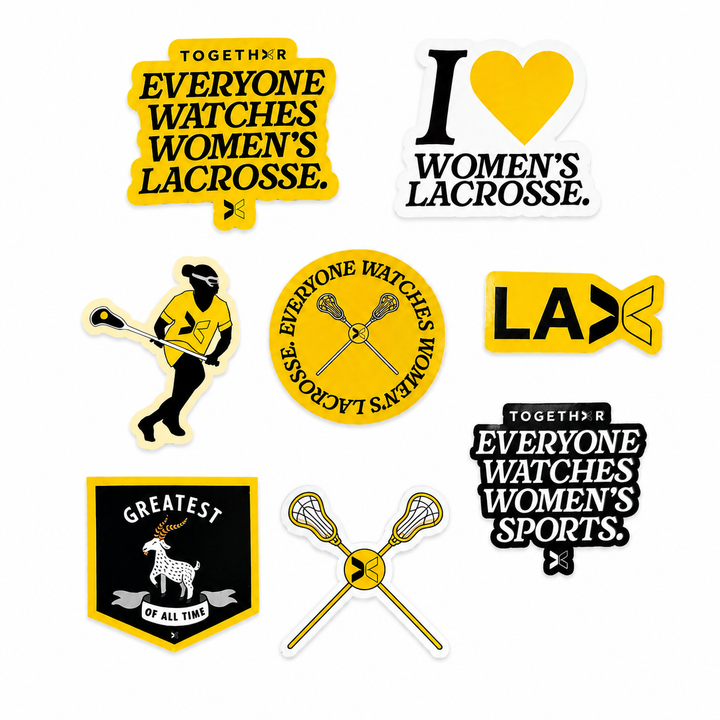 Everyone Watches Women's Lacrosse Sticker Pack