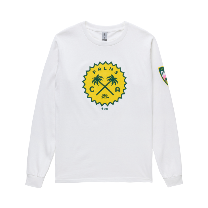 WLL California Palms Wordmark L/S Tee - Youth