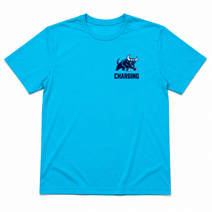 New York Charging Cotton Blend Graphic Tee