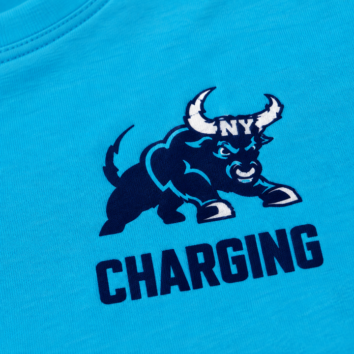 New York Charging Cotton Blend Graphic Tee