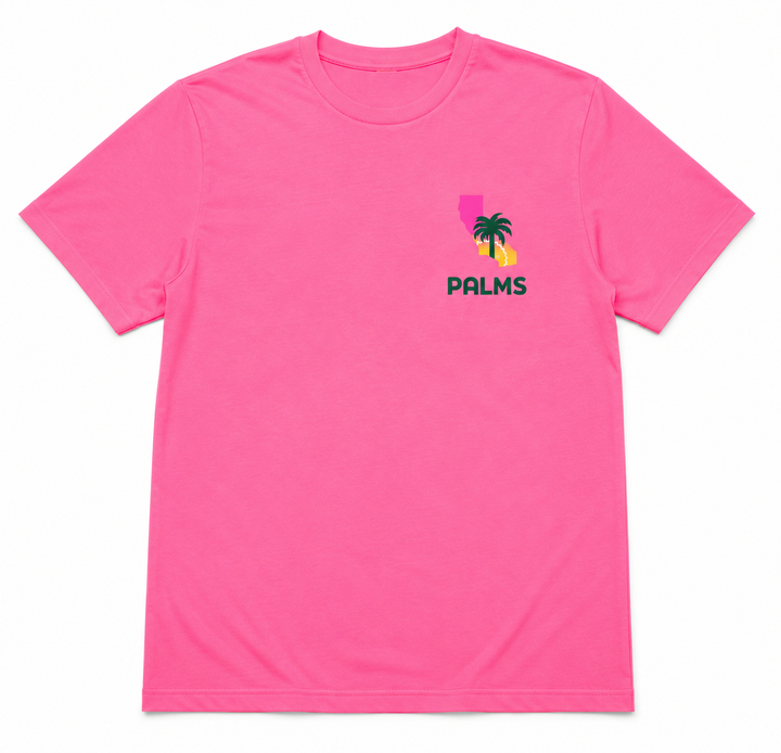 California Palms Cotton Blend Graphic Tee