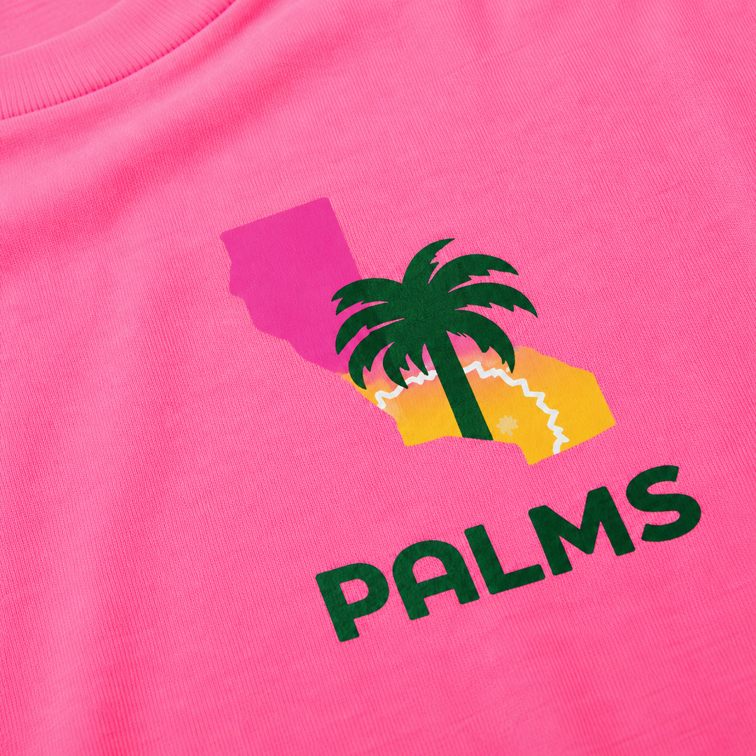 California Palms Cotton Blend Graphic Tee