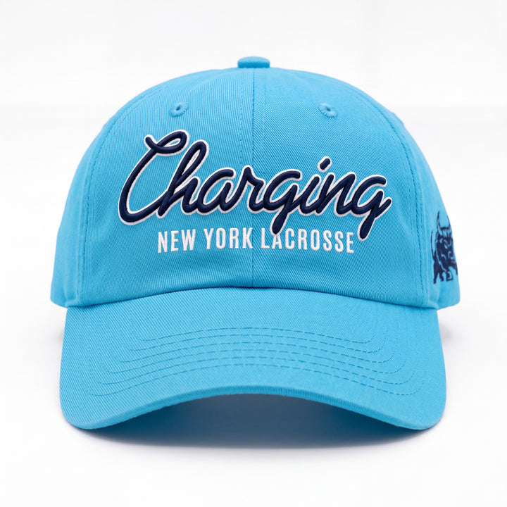 New York Charging Cursive Slouch Hat