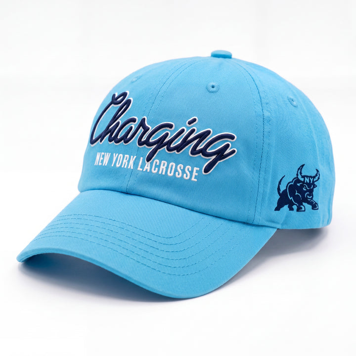 New York Charging Cursive Slouch Hat