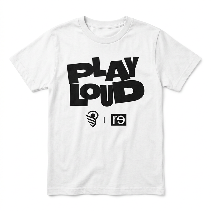 WLL x RE Play Loud Tee - Youth