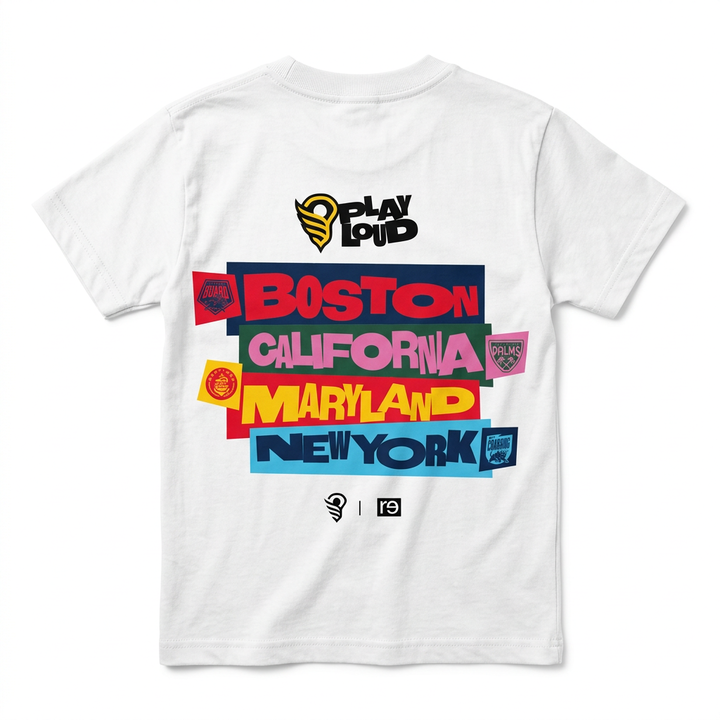 WLL x RE Play Loud Tee - Youth