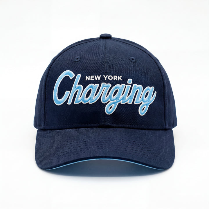 New York Charging Retro Script Hat