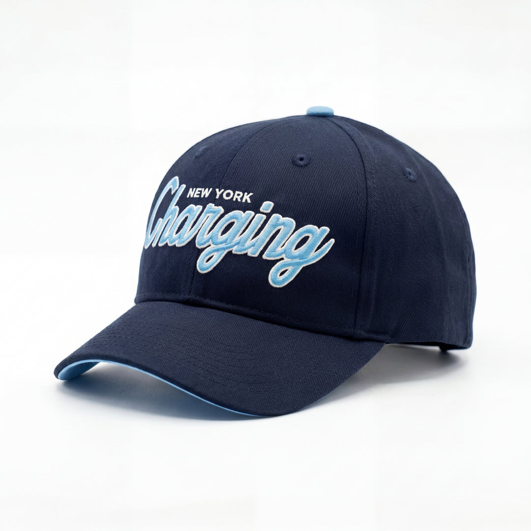 New York Charging Retro Script Hat
