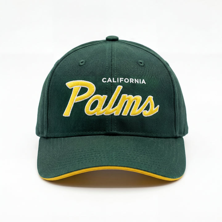 California Palms Retro Script Hat