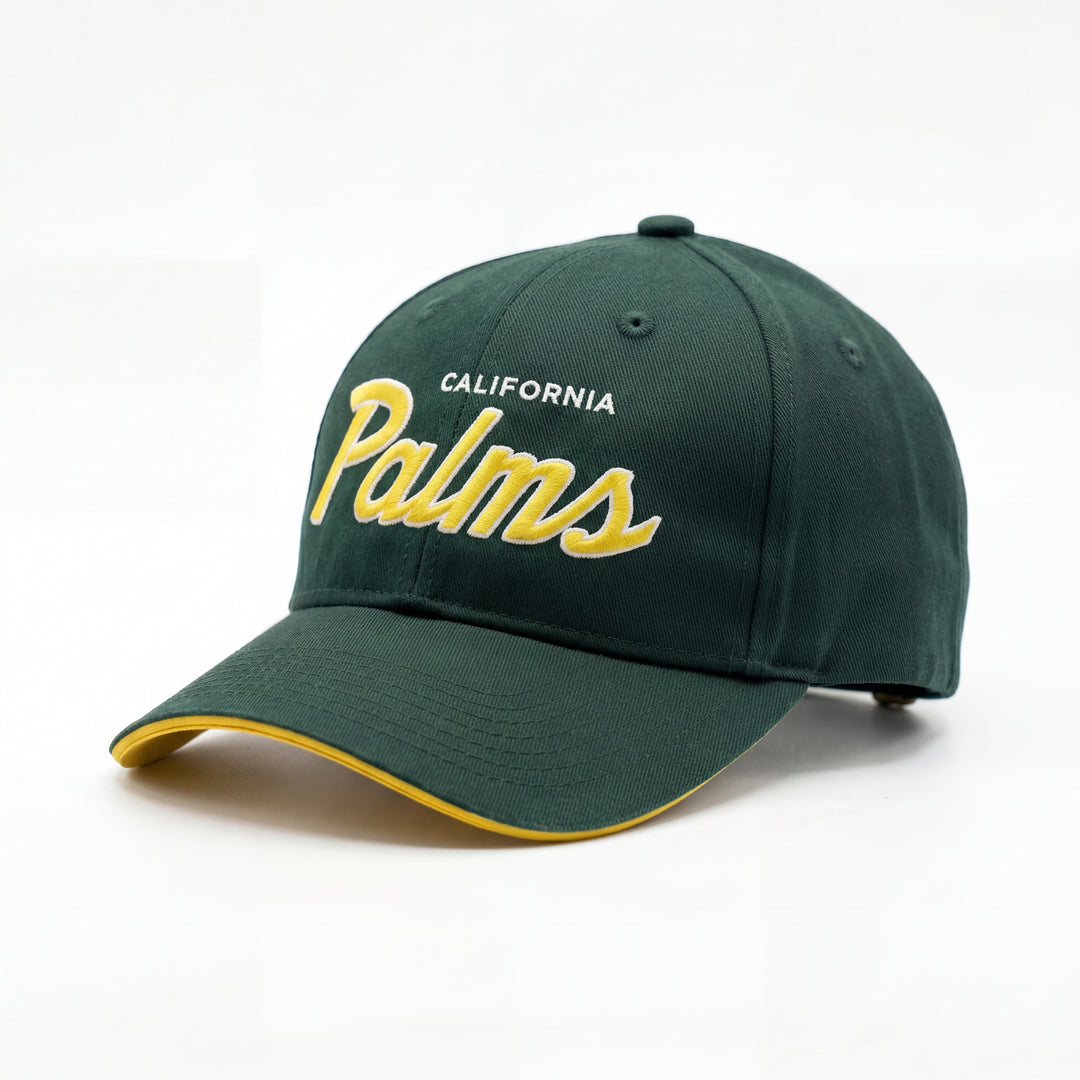 California Palms Retro Script Hat